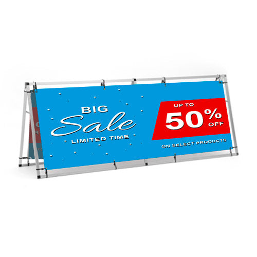 A-Frame Banner Display 8ft – J2C STUDIO