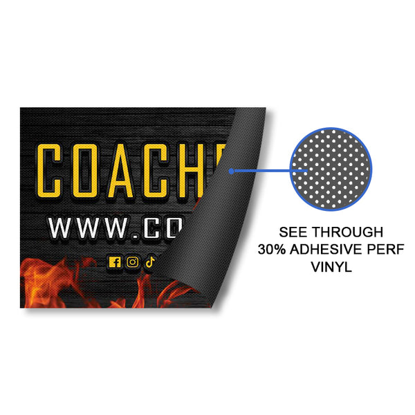 Adhesive Window w/Perforations